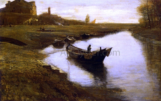  Pietro Fragiacomo Venice, il Gamallo - Canvas Print