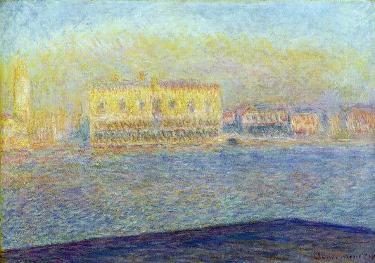  Claude Oscar Monet Venice, The Doges' Palace Seen from San Giorgio Maggiore - Canvas Print