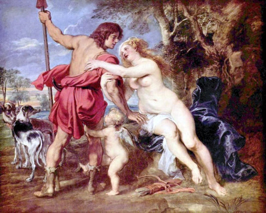  Peter Paul Rubens Venus und Adonis - Canvas Print