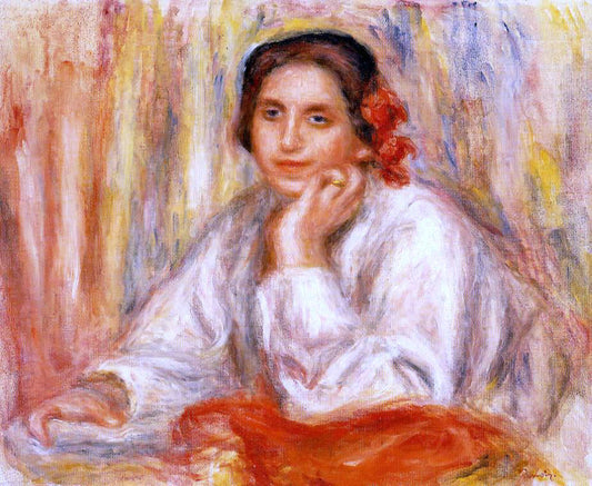  Pierre Auguste Renoir Vera Sertine Renoir - Canvas Print