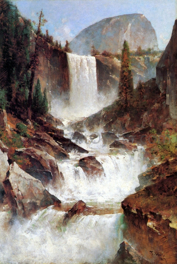  Thomas Hill Vernal Falls, Yosemite - Canvas Print