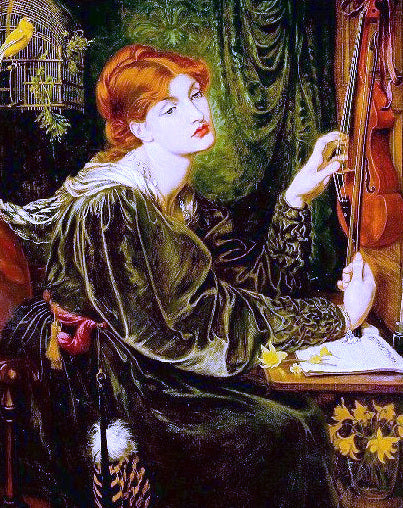  Dante Gabriel Rossetti Veronica Veronese - Canvas Print