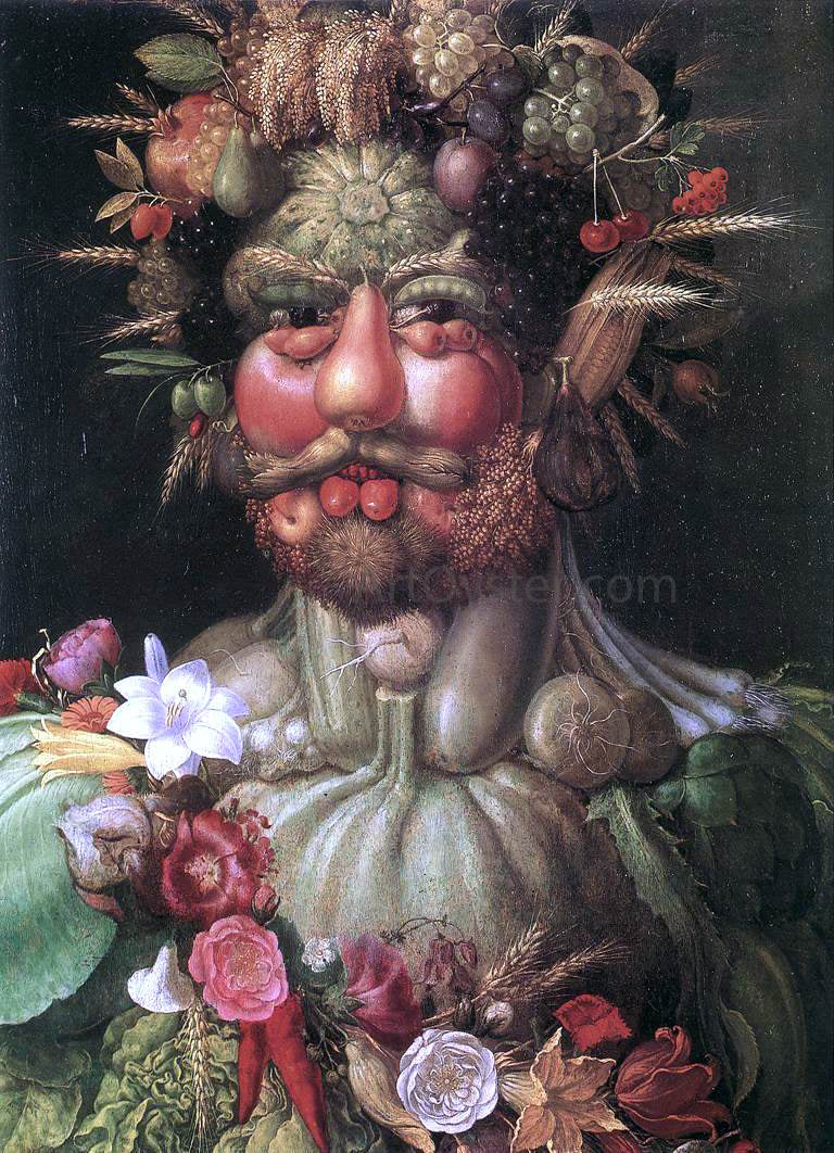  Giuseppe Arcimboldo Vertemnus - Canvas Print