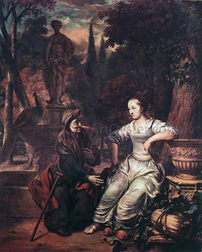  Gerbrand Van den Eeckhout Vertumnus and Pomona - Canvas Print