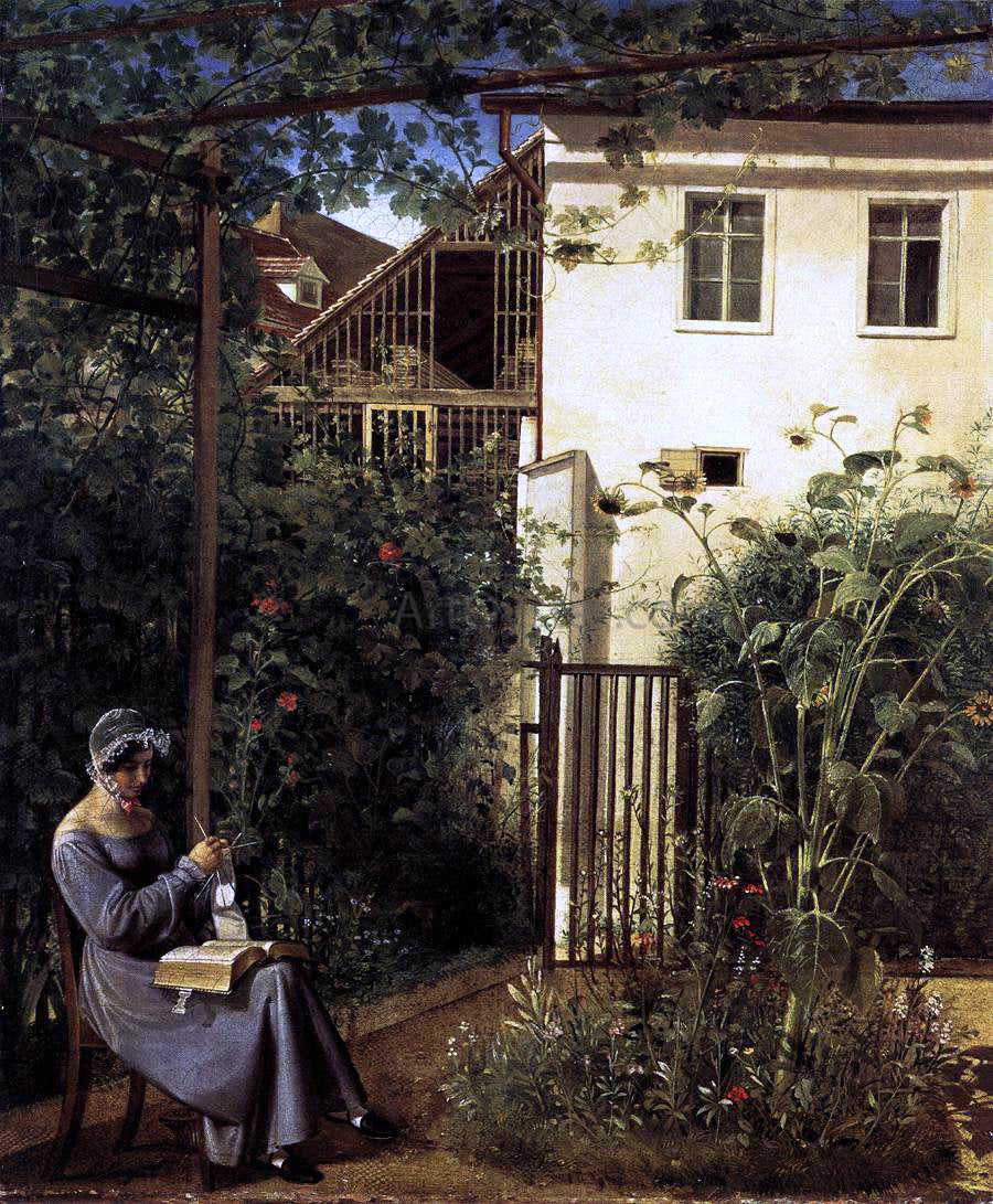  Erasmus Engert Viennese Domestic Garden - Canvas Print