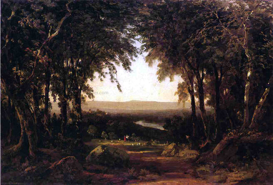  John Frederick Kensett View from Richmond Hill - Canvas Print