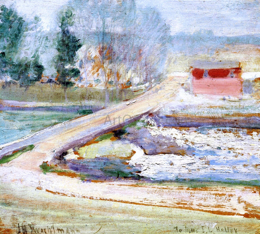  John Twachtman View from the Holley House - Canvas Print