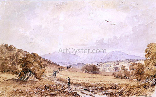  Seth Eastman View in Texas - Miles North of San Antonio - Canvas Print