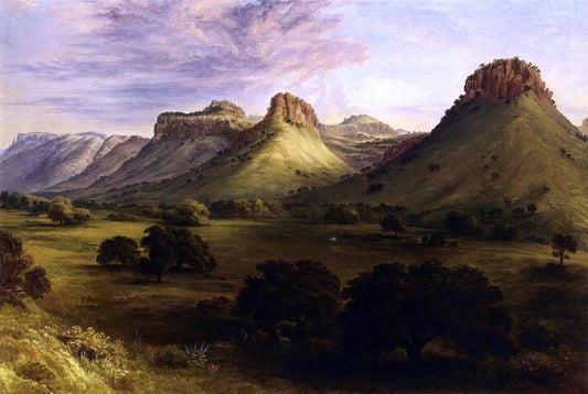  Henry Cheever Pratt View in the Canyon of the Coppermines, Santa Rita, New Mexico - Canvas Print