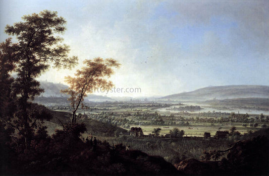  Johann Alexander Thiele View of Dresden from the Loessnitz Heights - Canvas Print