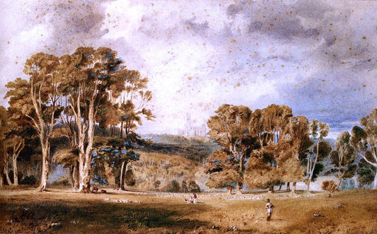  George Cattermole View of Fonthill Abbey from the South - Canvas Print