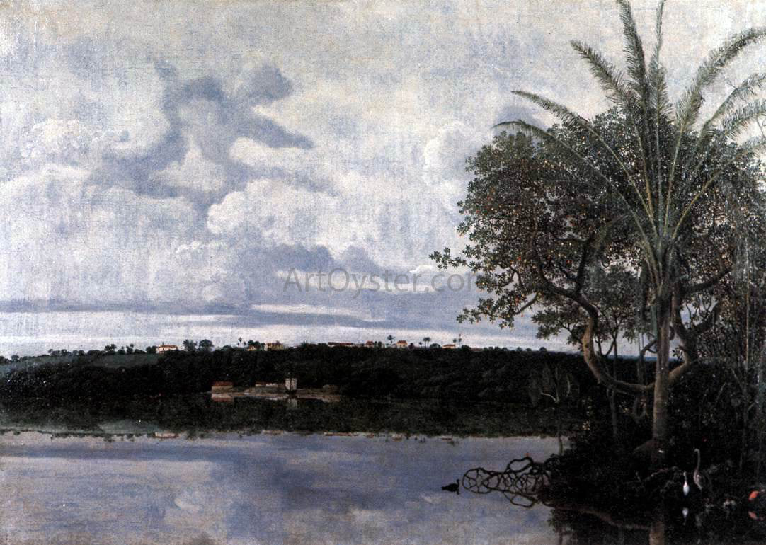  Frans Post View of Frederiksstad in Paraiba, Brazil - Canvas Print