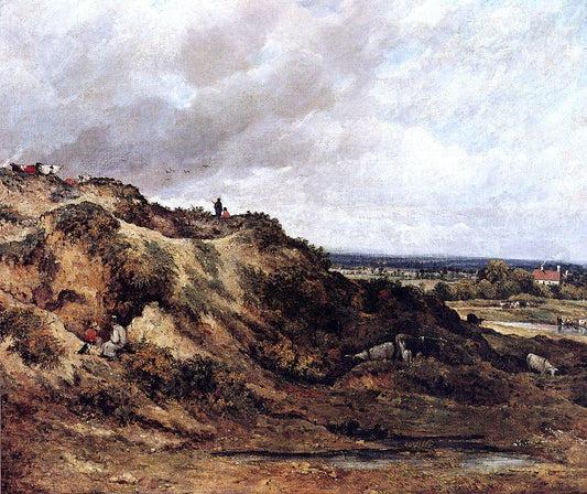  Frederick Waters Watts View Of Hampstead Heath - Canvas Print