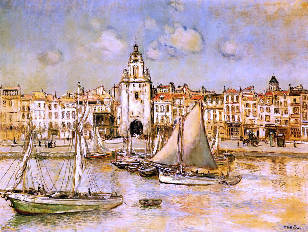  Jean-Francois Raffaelli View of La Rochelle - Canvas Print