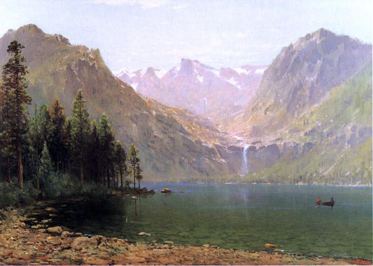  Thomas Hill View of Lake Tahoe, Looking Across Emerald Bay - Canvas Print
