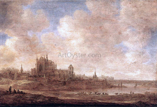  Jan Josephszoon Van Goyen View of Leiden - Canvas Print
