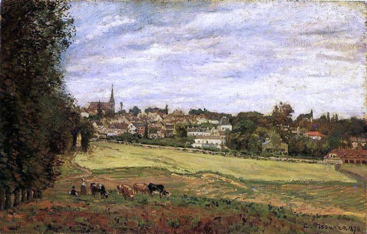  Camille Pissarro View of Marly-le-Roi - Canvas Print