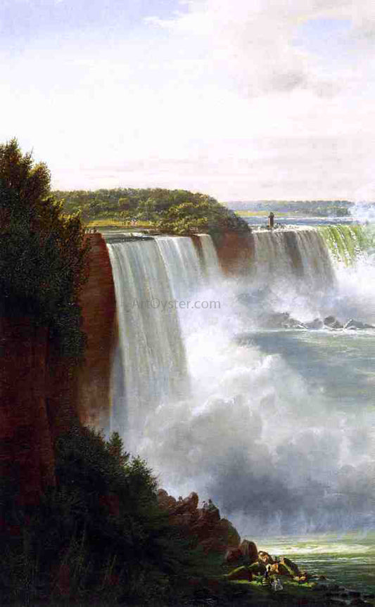  Ferdinand Richardt View of Niagara Falls - Canvas Print