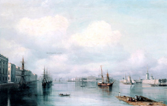  Ivan Constantinovich Aivazovsky View of Peterburg - Canvas Print