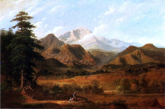  George Caleb Bingham View of Pike's Peak - Canvas Print