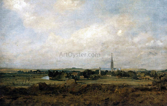  John Constable View of Salisbury - Canvas Print