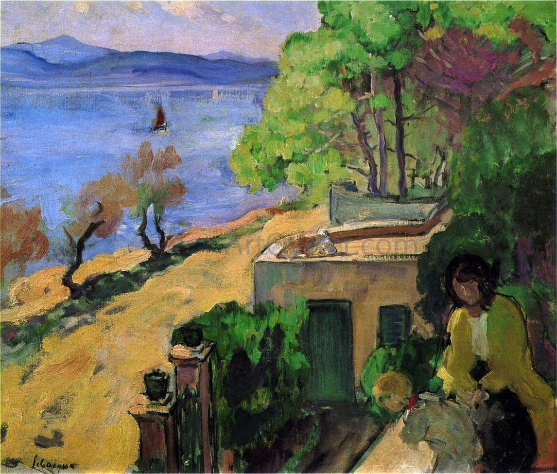  Henri Lebasque View of the Sea from the Balcony - Canvas Print