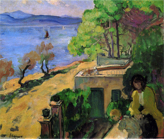  Henri Lebasque View of the Sea from the Balcony - Canvas Print
