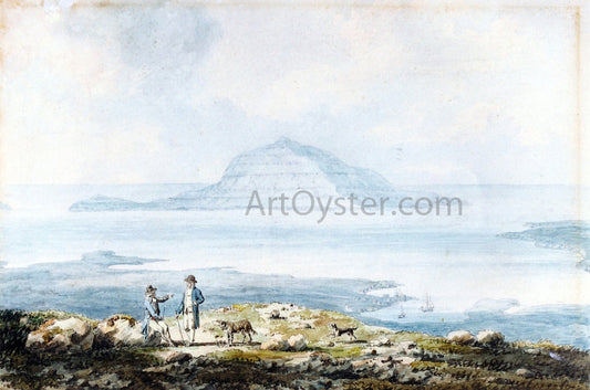  Edward Dayes View of the Town of Thorshaven and the Harbour of Frederickswaag, Faroe Islands - Canvas Print