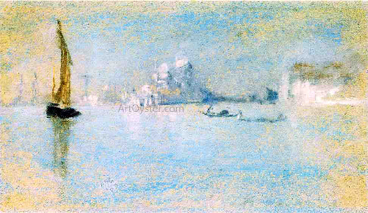  James McNeill Whistler View of Venice - Canvas Print