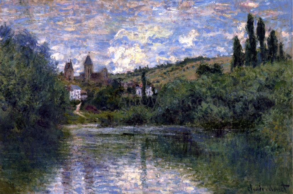  Claude Oscar Monet View of Vetheuil - Canvas Print