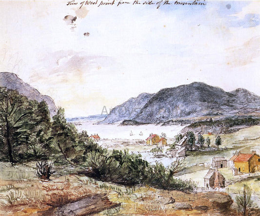  Charles Willson Peale View of West Point from the Side of the Mountain - Canvas Print