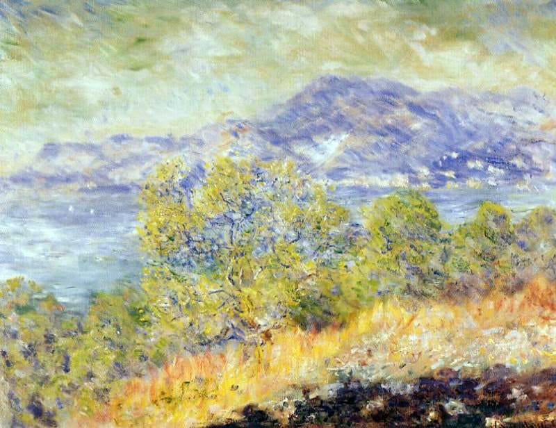  Claude Oscar Monet View Taken near Ventimiglia - Canvas Print