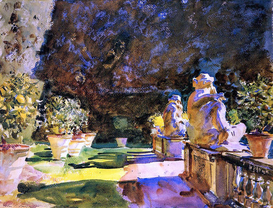  John Singer Sargent At Villa di Marlia, Lucca - Canvas Print