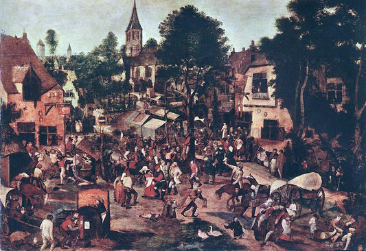  The Younger Pieter Brueghel Village Feast - Canvas Print
