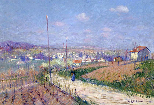  Gustave Loiseau Village in Spring - Canvas Print