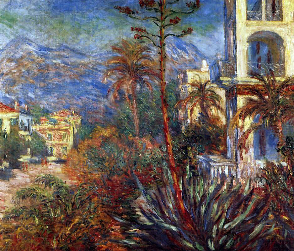  Claude Oscar Monet A Villa at Bordighera - Canvas Print