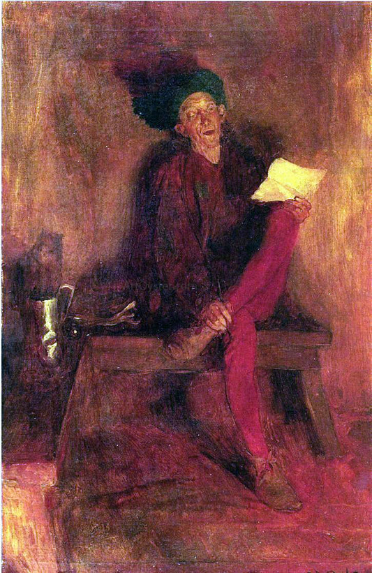  Howard Pyle Villon - The Singer Fate Fashioned to Her Liking - Canvas Print