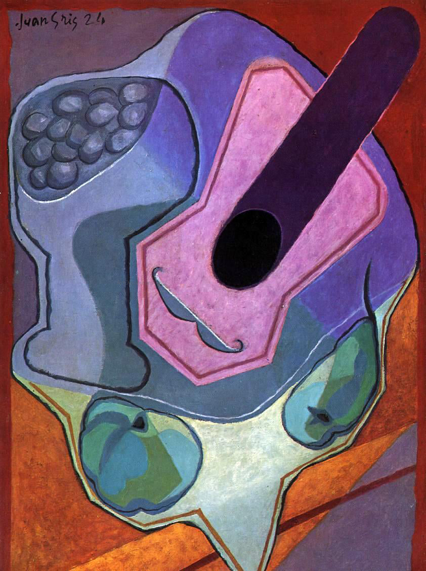  Juan Gris Violin with Fruit - Canvas Print