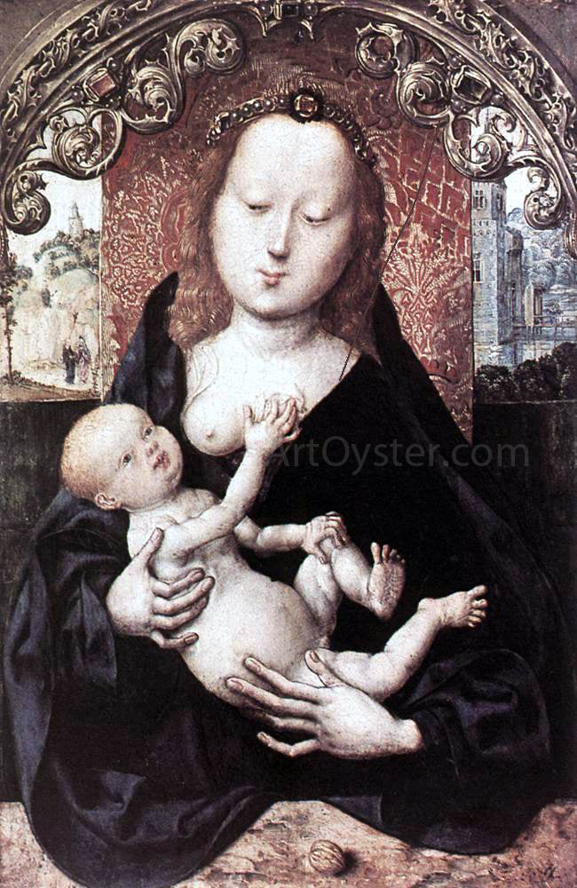  Master Bartholomew Altar Virgin and Child - Canvas Print