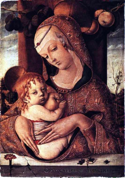  Carlo Crivelli Virgin and Child - Canvas Print