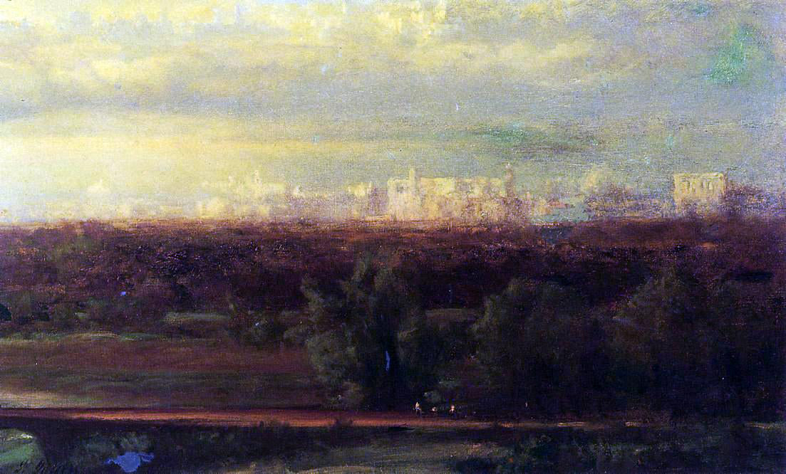  George Inness Visionary Landscape - Canvas Print