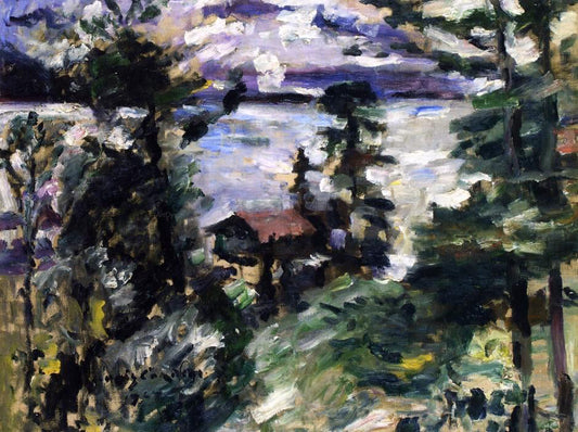  Lovis Corinth Walchensee, Morning Fog - Canvas Print