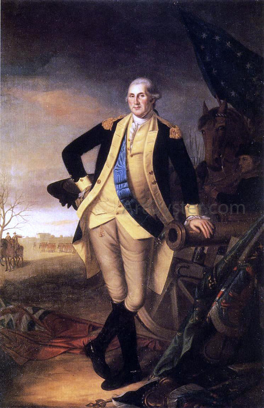  Charles Willson Peale Washington After the Battle of Princeton, New Jersey - Canvas Print