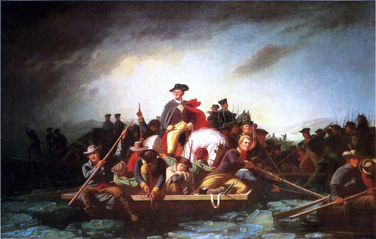  George Caleb Bingham Washington Crossing the Deleware - Canvas Print