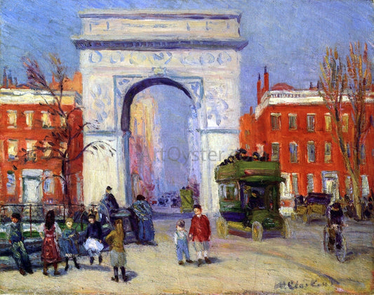  William James Glackens Washington Square Park - Canvas Print