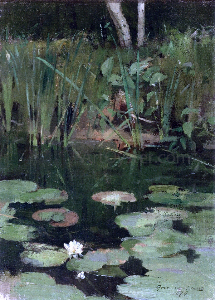  Theodore Robinson Water Lilies - Canvas Print