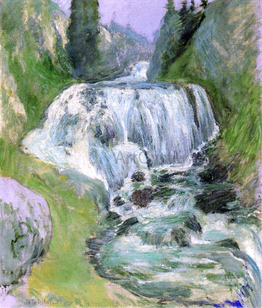  John Twachtman Waterfall - Canvas Print