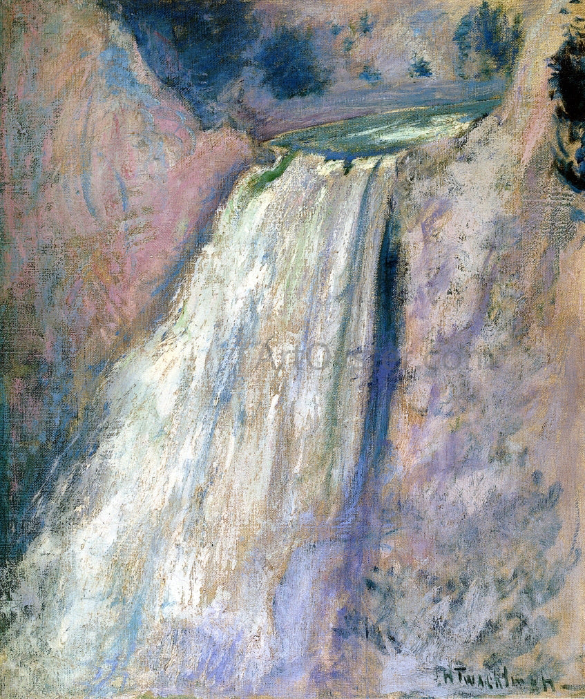  John Twachtman Waterfall, Yellowstone - Canvas Print