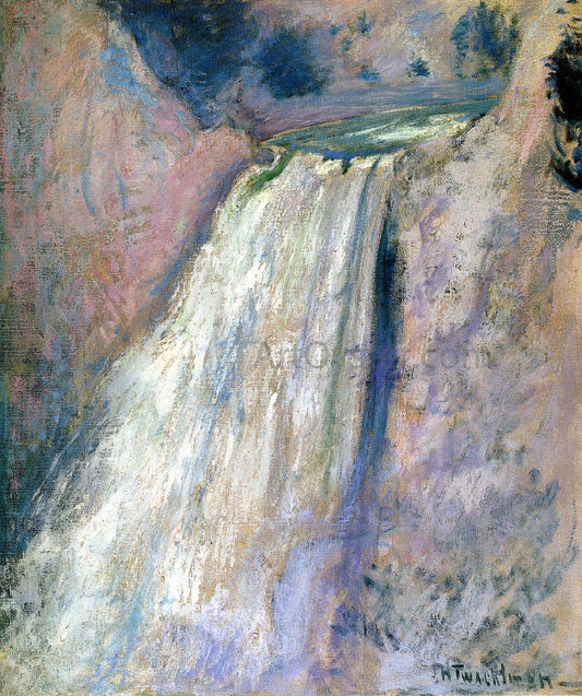  John Twachtman Waterfall, Yellowstone - Canvas Print
