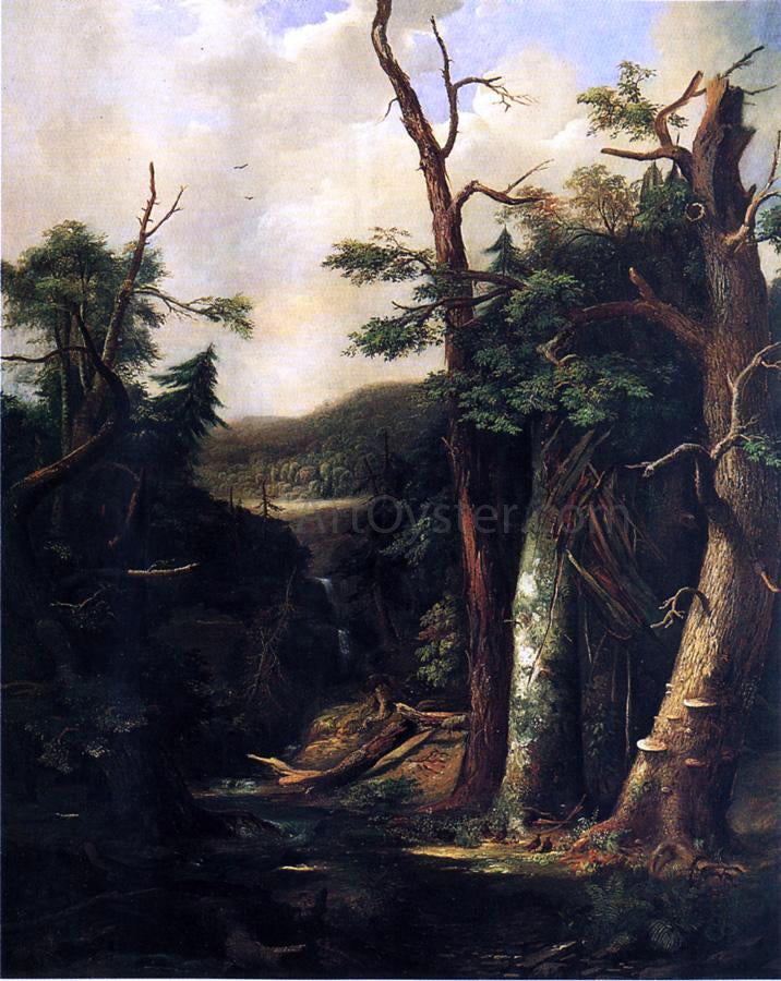  Robert Scott Duncanson Western Forest (also known as Aftermath of a Tornado) - Canvas Print